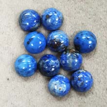 10MM ROUND CABOCHON LAPIS(8PCS/BAG)
